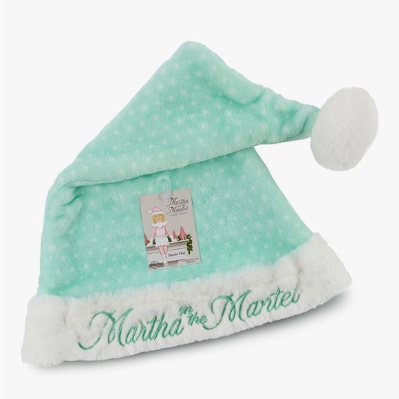 Martha Stewart Accessories - Martha on the Mantle Santa Hat Adult New